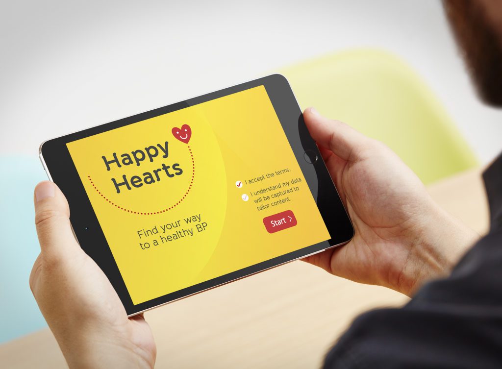 The Happy Hearts interactive tool